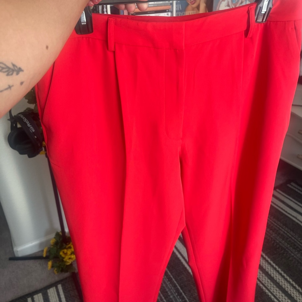 DKNY Bold Red Women's Trousers